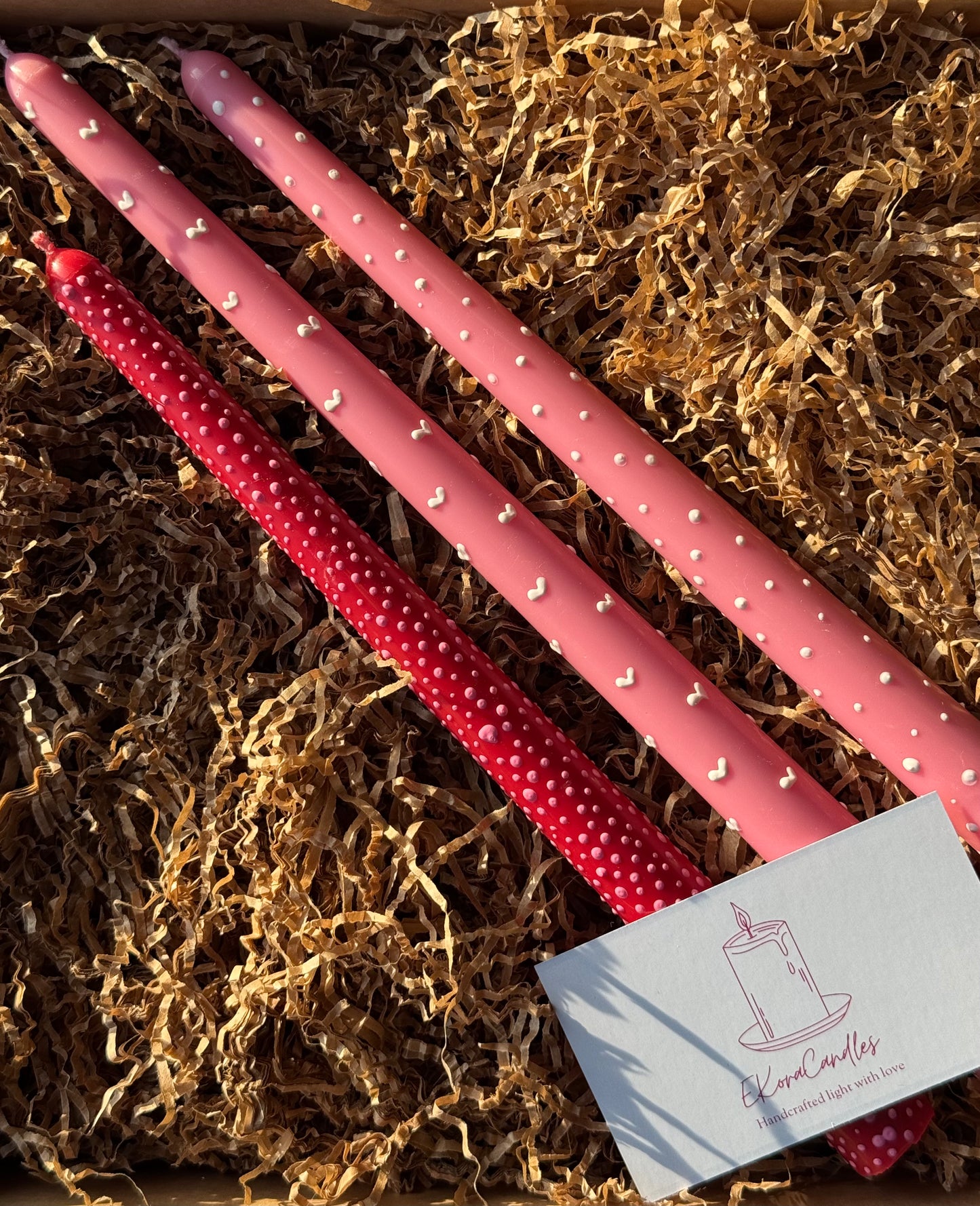 Valentino žvakių rinkiniai