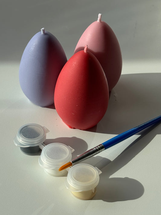 DIY Velykinės žvakės rinkinys