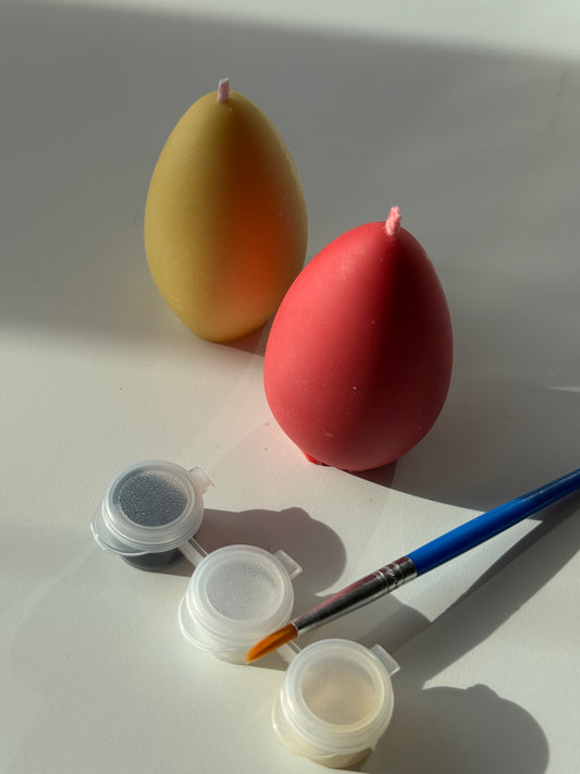 DIY Velykinės žvakės rinkinys