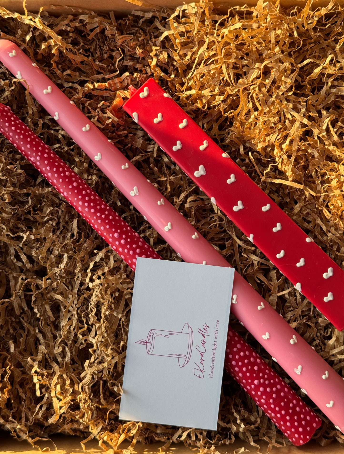 Valentino žvakių rinkiniai